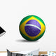 Brazil Soccer Ball 02 Wall Mural