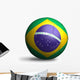 Brazil Soccer Ball 02 Wall Mural