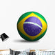 Brazil Soccer Ball 02 Wall Mural