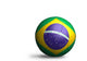 Brazil Soccer Ball 02 Wall Mural