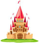 Cartoon Castle Wall Decal