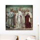 Saint Cyril, Telesphorus and Hilarius, Carmelite Saints Wall Mural