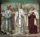Saint Cyril, Telesphorus and Hilarius, Carmelite Saints Wall Mural