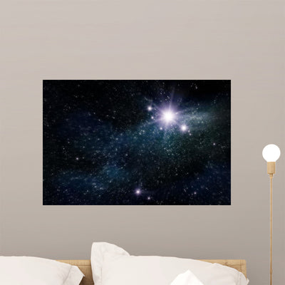 Space shown on a wall