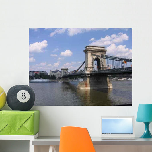 River Bridge Wall Decal