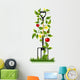Garden Fork and Tomato Wall Mural