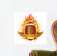 Football with Flames