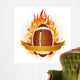 Football with Flames