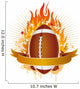 Football with Flames