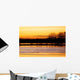 Orange Sunset Wall Decal