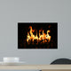 Burning Log Wall Mural