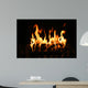 Burning Log Wall Mural