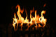 Burning Log Wall Mural