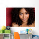 Beautiful Black Woman Closeup Wall Mural