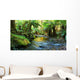 rainforest river panorama Wall Mural