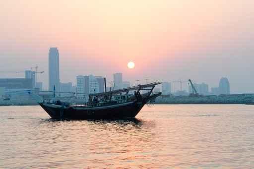 Bahrain City Silhouette and Wall Decal