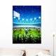 Soccer Stadium Night Wall Decal
