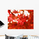 maple turns red in fall Wall Mural