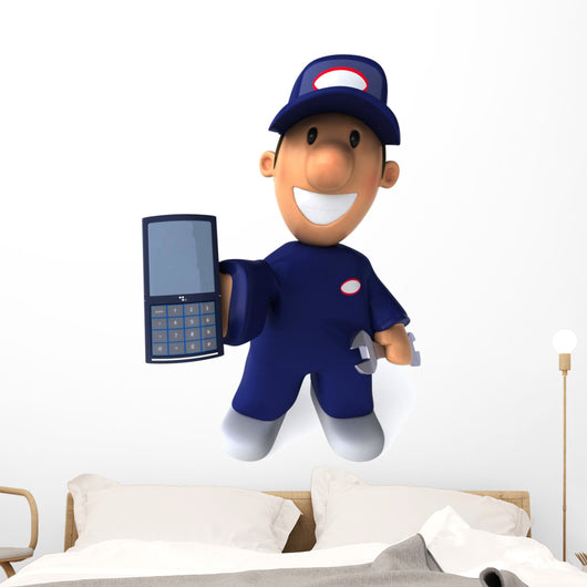 Mechanic and Portable Wall Decal