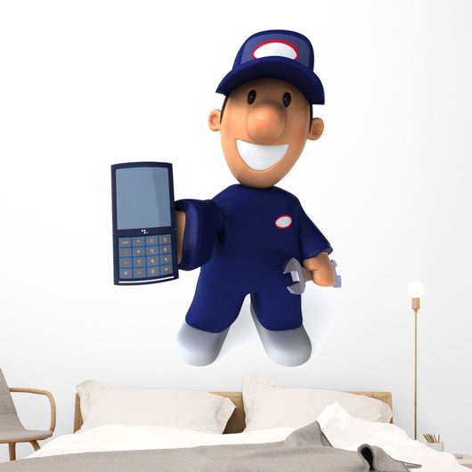 Mechanic and Portable Wall Decal