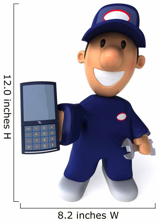 Mechanic and Portable Wall Decal