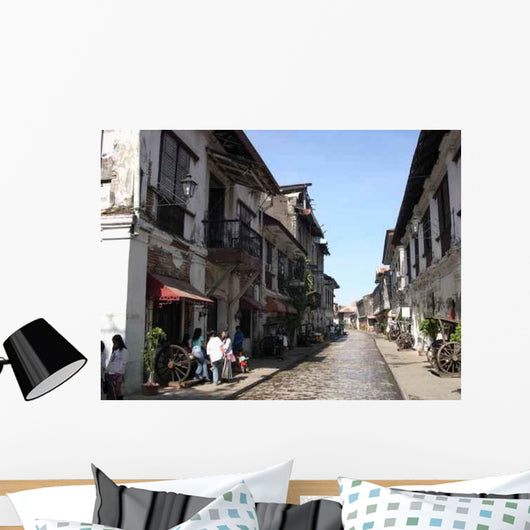 Antique Shops Street Vigan Wall Decal