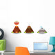 Volcano Wall Decal