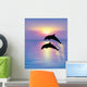 Dolphins. Wall Mural