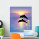 Dolphins. Wall Mural