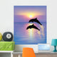 Dolphins. Wall Mural
