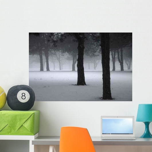 Winter Fog 001 Wall Decal