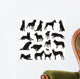 Dog Silhouette Vector Wall Stickers