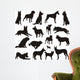 Dog Silhouette Vector Wall Stickers