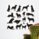 Dog Silhouette Vector Wall Stickers