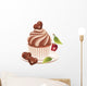 Chocolate Cupcake Wall Decal
