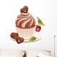 Chocolate Cupcake Wall Decal