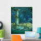 Underwater Ruins Scene Wall Mural