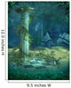 Underwater Ruins Scene Wall Mural