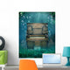 Underwater Piano Scene Wall Mural