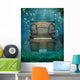 Underwater Piano Scene Wall Mural