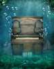 Underwater Piano Scene Wall Mural