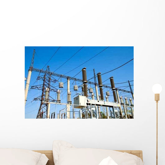 General to High-voltage Substation Wall Decal
