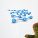 Business leadership and network concept Wall Decal
