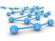 Business leadership and network concept Wall Decal