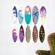 Surfing Pads Wall Mural
