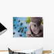 Buddha With Bamboo Massage Stones Wall Mural