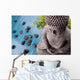 Buddha With Bamboo Massage Stones Wall Mural