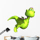 Green Dragon Flying Wall Decal