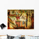 Old Egyptian Papyrus Wall Mural