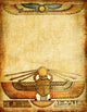 old paper background with egyptian decoration Wall Mural
